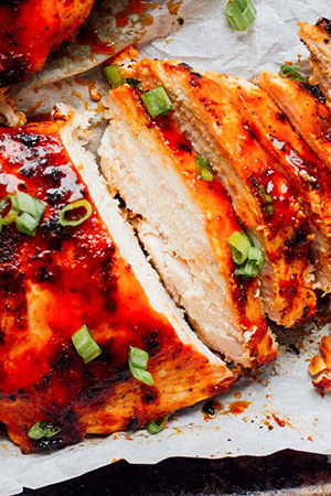 Grilled cut Buffalo Chicken